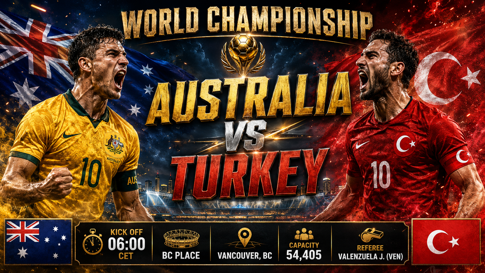 Australië - Turkije : Langverwachte Turkse rentree stuit op ondoordringbare muur van Socceroos in Vancouver
