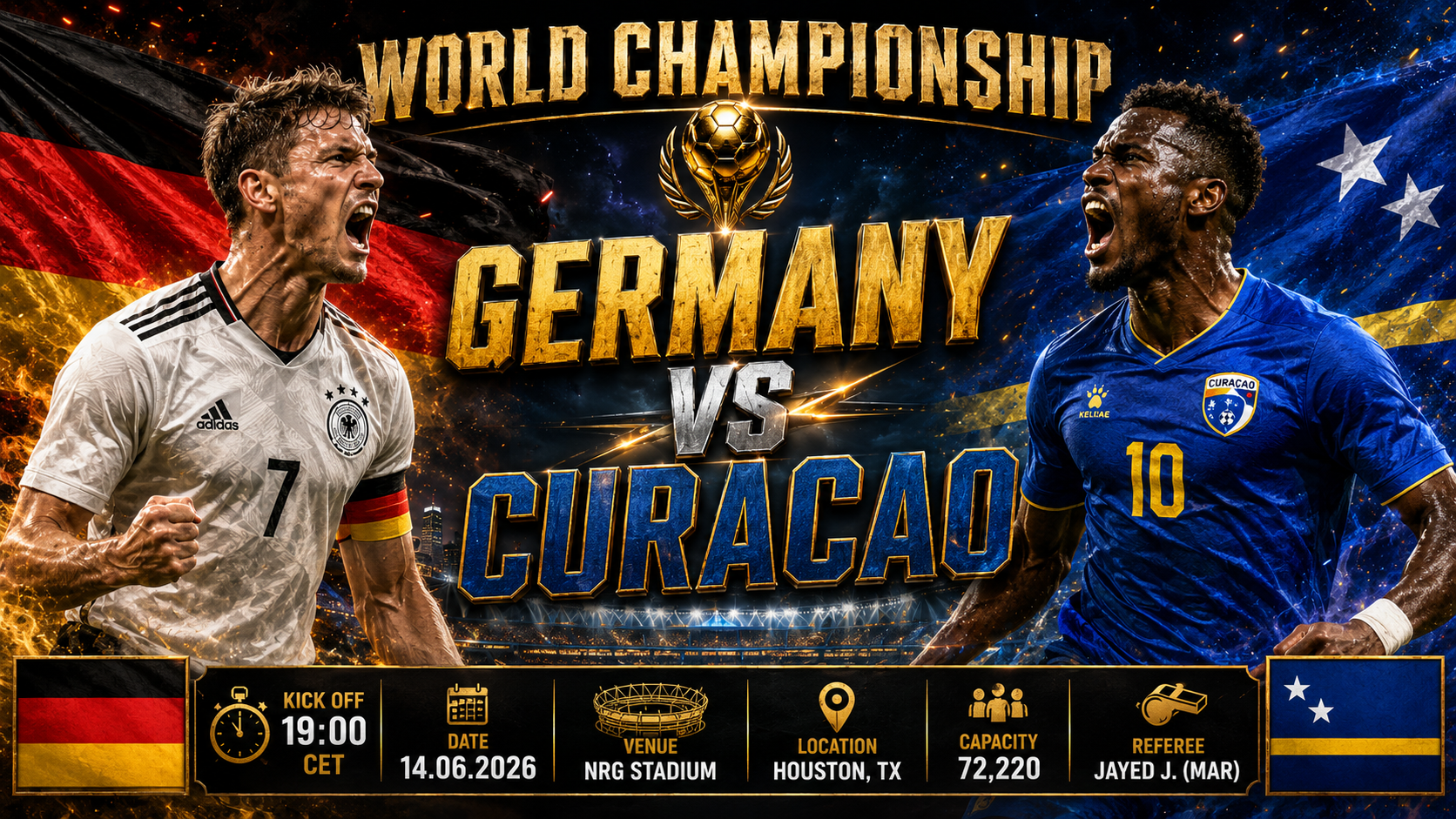 Duitsland - Curaçao : Voetbalreus slijpt de messen voor historisch duel tegen Caribische debutant