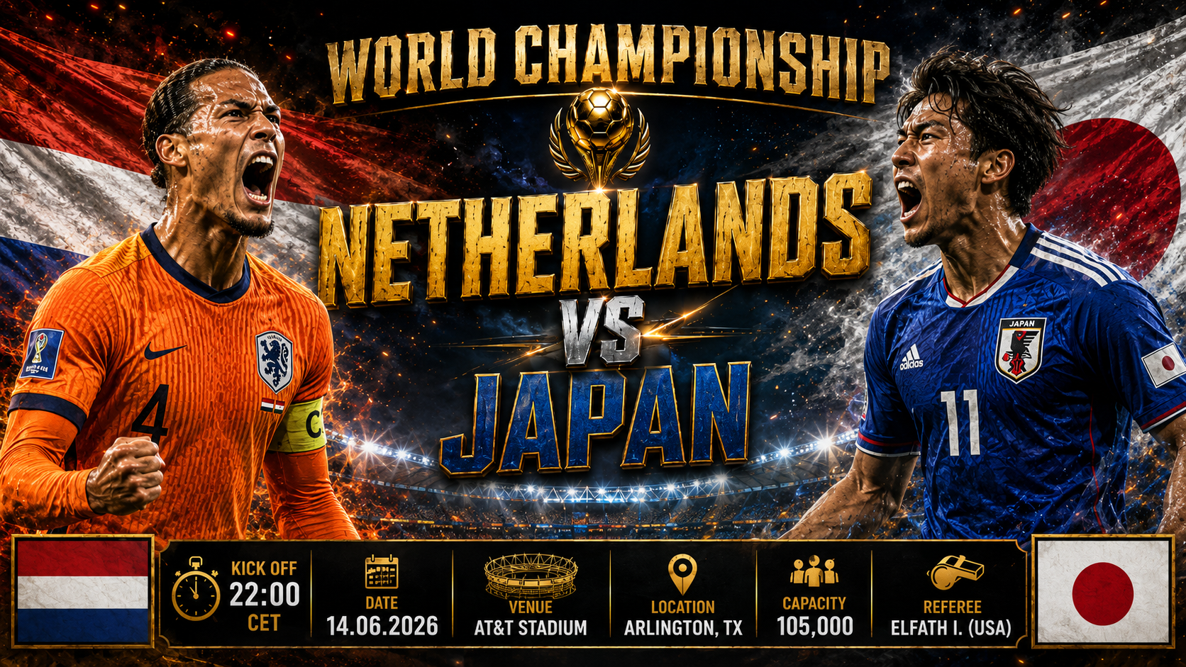 Nederland - Japan : Tactische schaakpartij in Texas opent loodzware Groep F